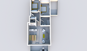 3D-Grundriss SUN Matrei Tradition Large - Richtung Ost