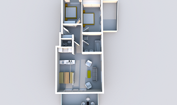 3D floor plan SUN Matrei Tradition Large - looking east