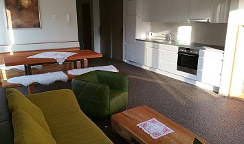 Fully equipped kitchen in the large lounge and dining room